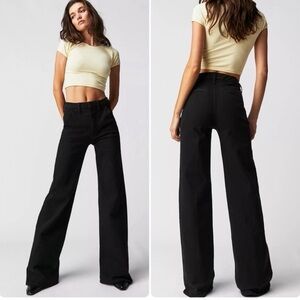 MOTHER Black Flare & Wide Leg Jeans